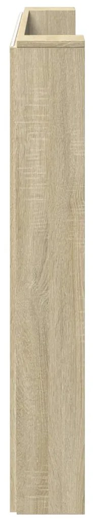 Fejtámla polcokkal Sonoma tölgy 160 x 16,5 x 103,5 cm Faanyag