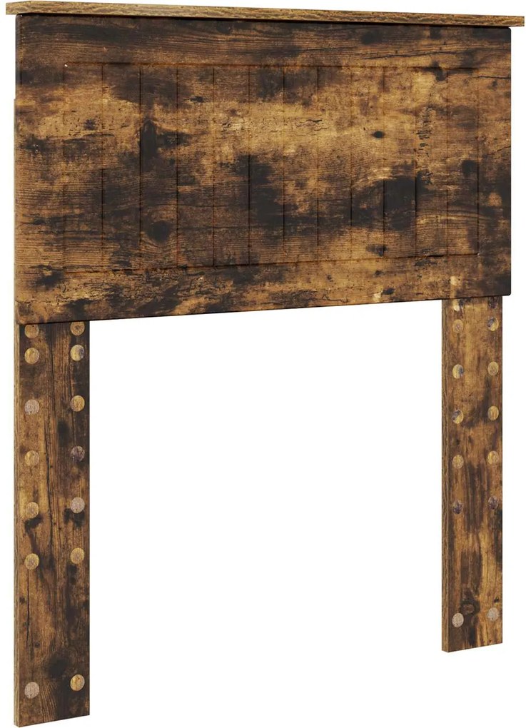 vidaXL Fejtámla Füstölt tölgy 75 cm Faanyag