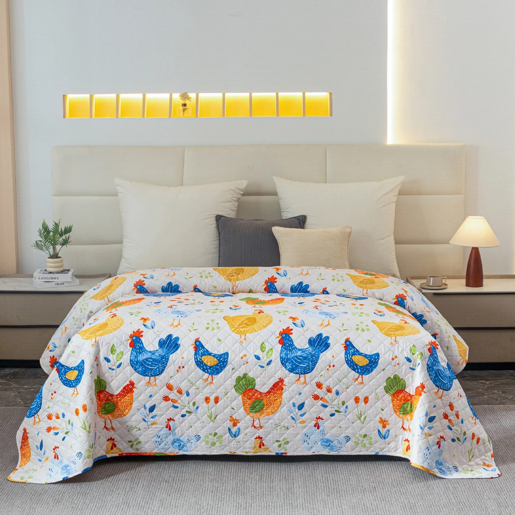 Ágytakaró HENRIETTA, színes Méret: 220 x 240 cm