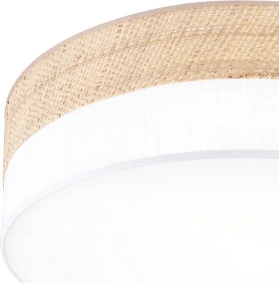 LED mennyezeti lámpa SIRJA BOHO LED/36W/230V Ø 45 cm bézs/fehér