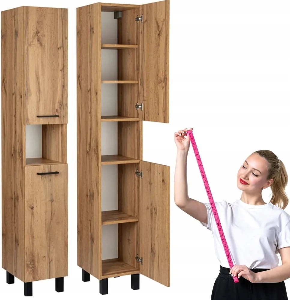 Álló fürdőszobaoszlop Astor Lupo Wotan 30 cm-es ajtós polc