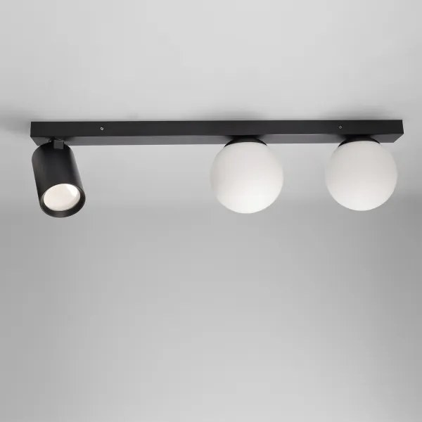 Brilagi - SELE BALL spotlámpa 1xGU10/30W/230V + 2xG9/10W fekete