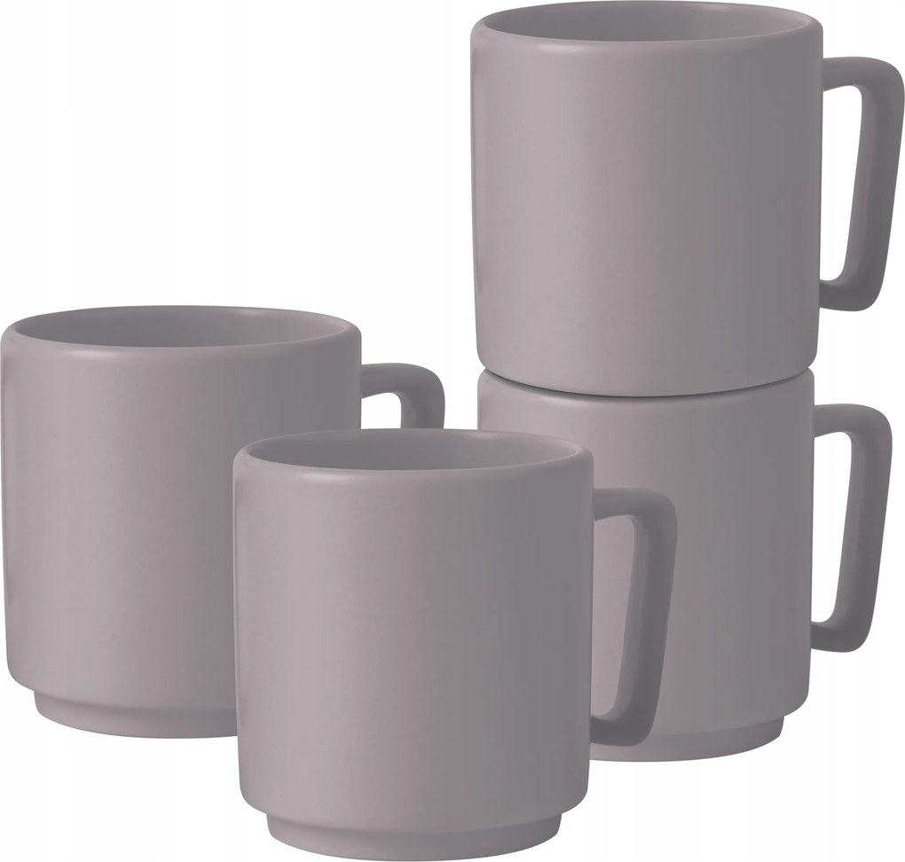 Kerámia bögrék 4db BerlingerHaus 300 ml Taupe Collection BH-10011