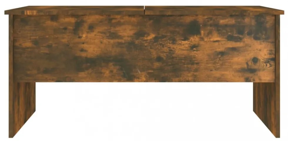 füstös tölgy színű szerelt fa dohányzóasztal 102x50,5x46,5 cm