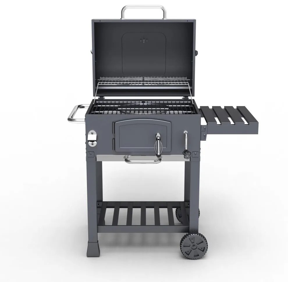 Multifunciós Avenberg GENIUS BBQ grill + öntöttvas rostély + öntöttvas grill lap + pizzakő