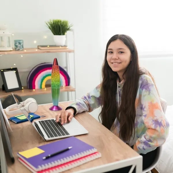 Rabalux 76008 - LED Lávalámpa GLITTER RAINBOW 2 LED/25W/230V