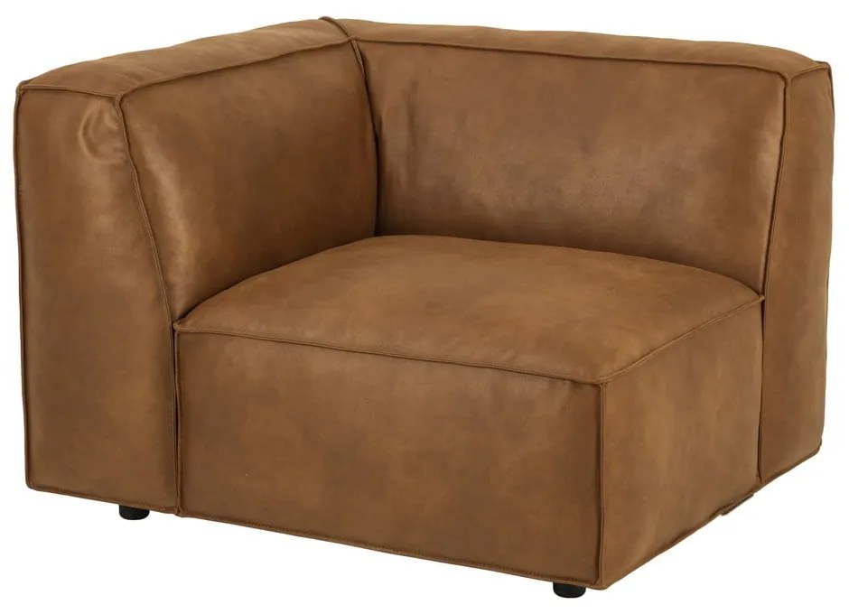 Konyakbarna kanapé modul (bal oldali) Fairfield Kentucky – Bonami Selection