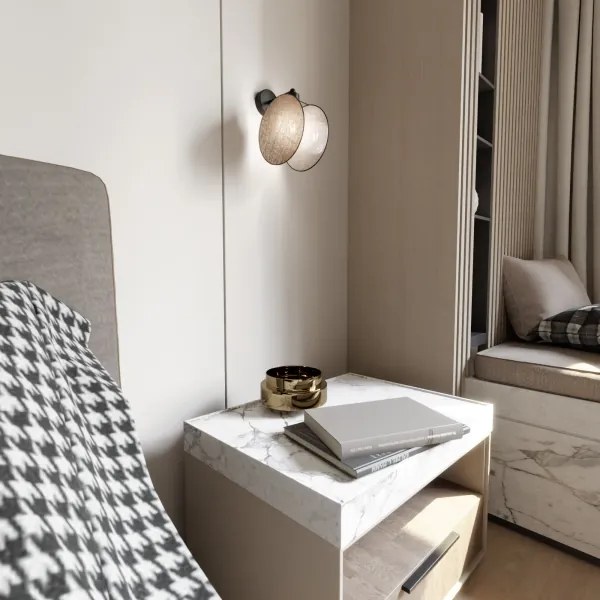 Fali lámpa MOTIF 1xE14/10W/230V bézs