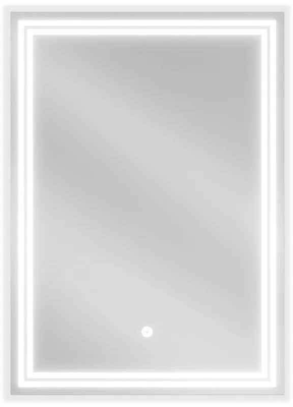 Mexen Taco, LED fürdoszobai tükör háttérvilágítással 50x70 cm, 6000K, páramentes, 9805-050-070-611-00