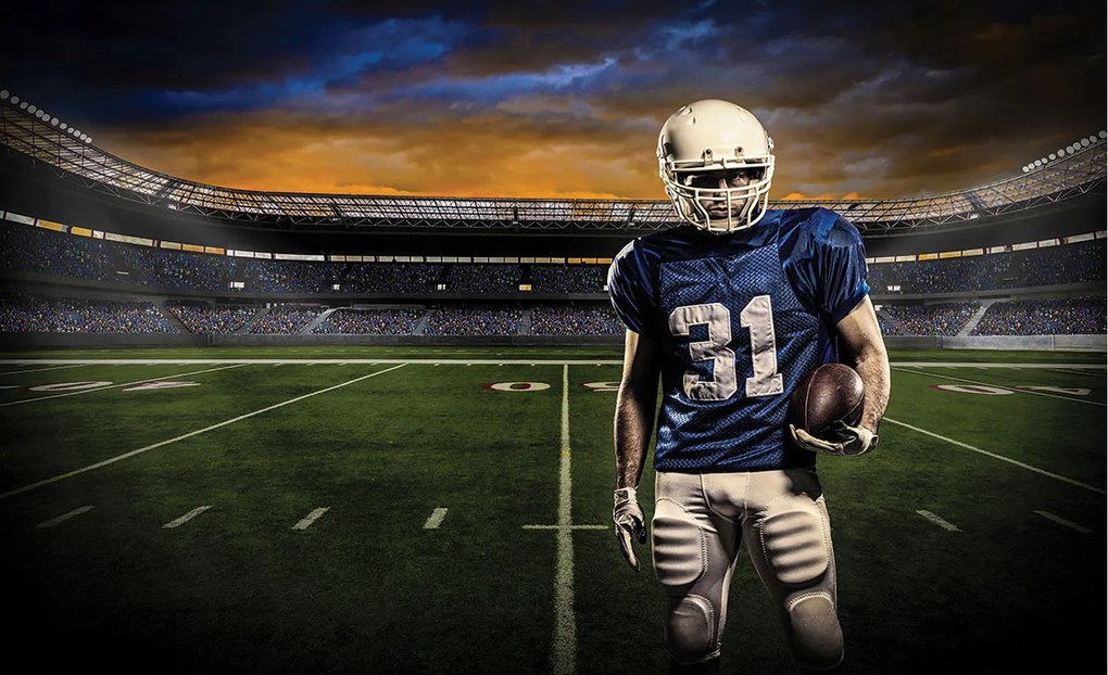 Fotótapéta Amerikai foci játékos stadion 31-es szám Érzelmek 312x219 +ragasztó