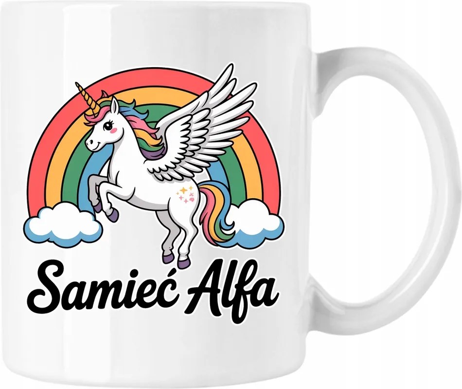 Bögre hím alfa male mem 3 fehér 330ml