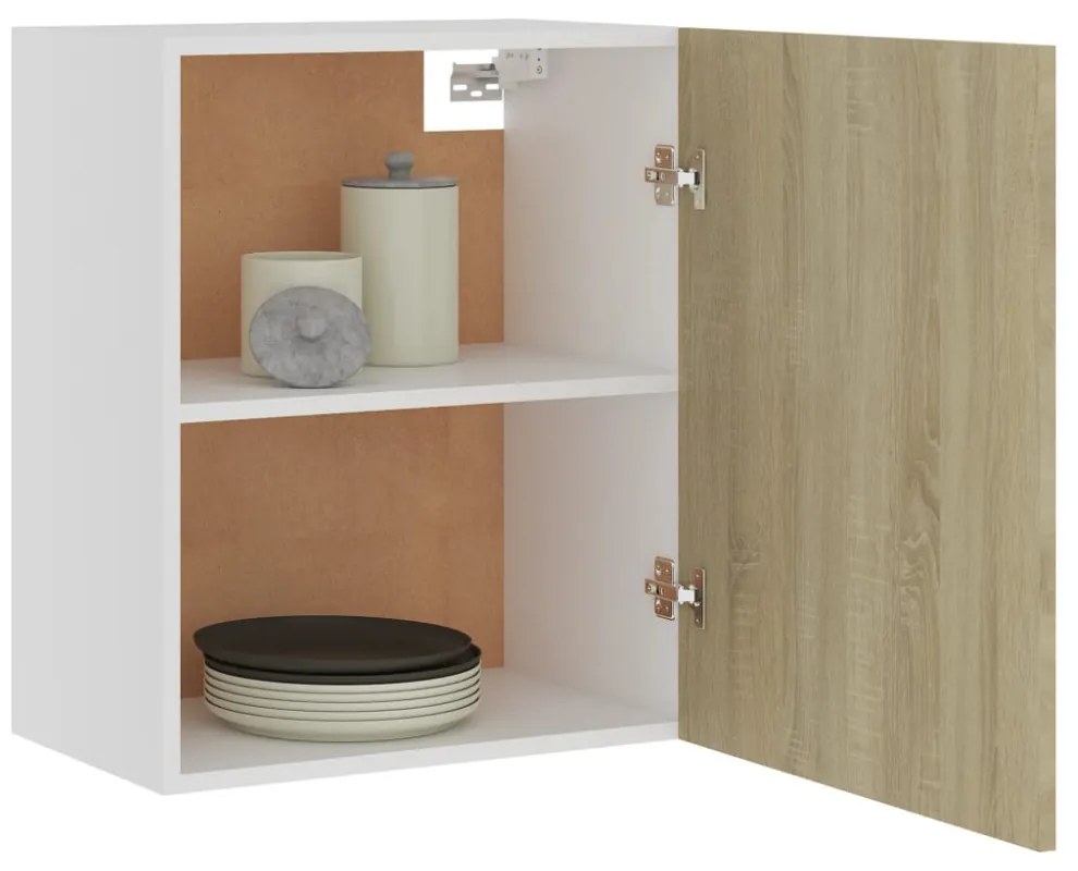 “Lyon” 2 db sonoma tölgy színű szerelt fa függő szekrény