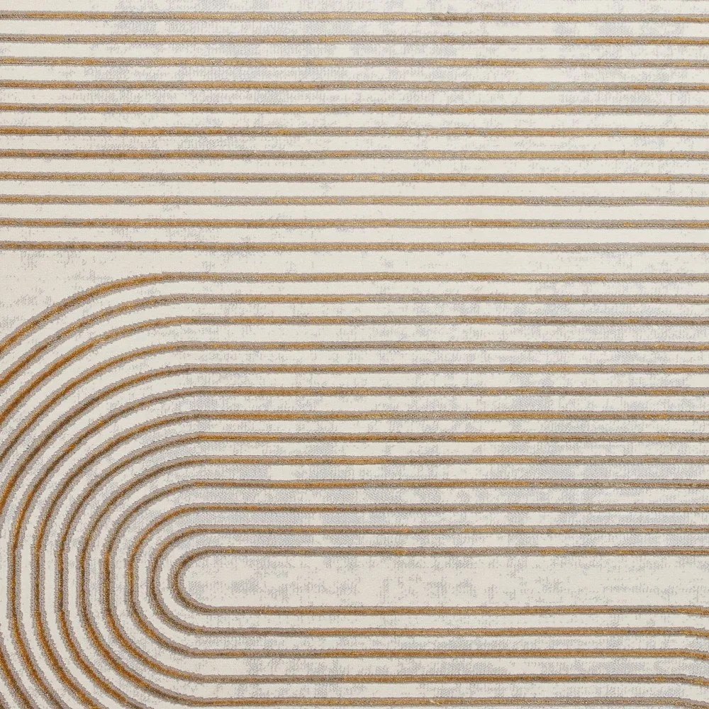 Szürke-aranyszínű szőnyeg 220x160 cm Apollo - Think Rugs