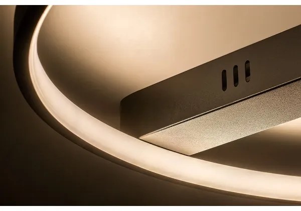 Rabalux 71344 - BELIZA LED mennyezeti lámpatest, 45 W, 230 V, 3000 K, 50x55 cm, fekete