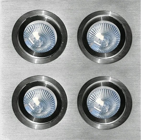 Mennyezeti spot lámpatest Nova 450 Al Alumínium Greenlux