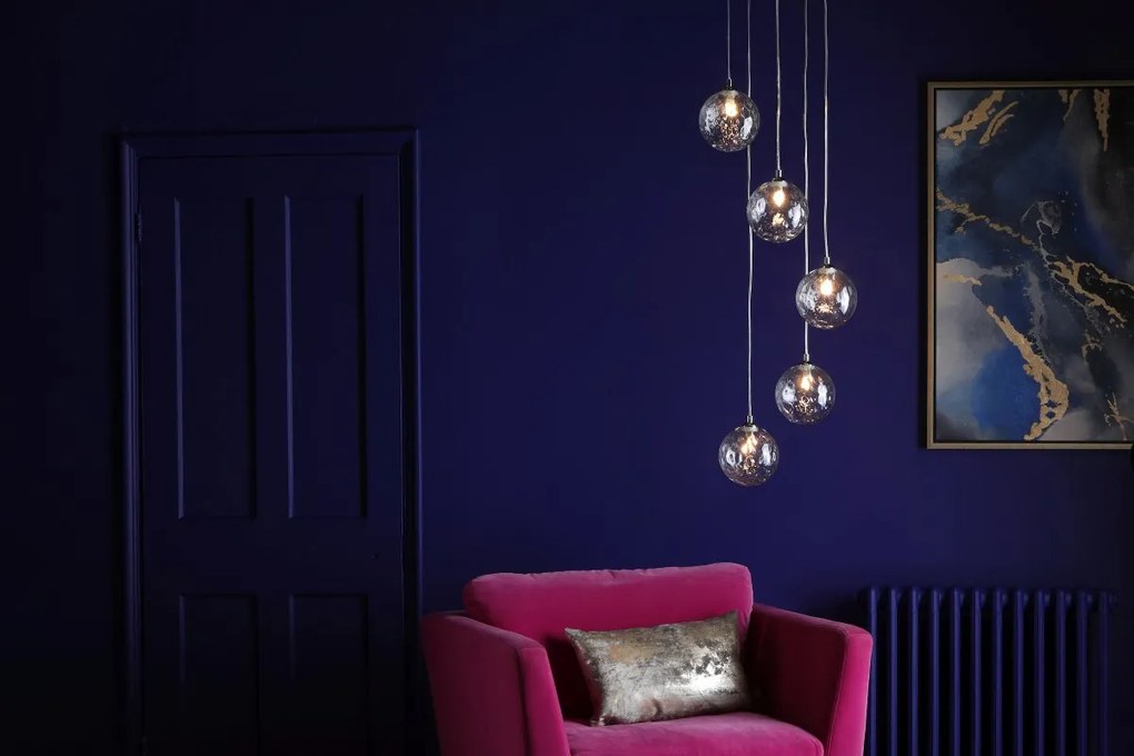 Dar Lighting modern függeszték federico csiszolt króm darfed0550-12