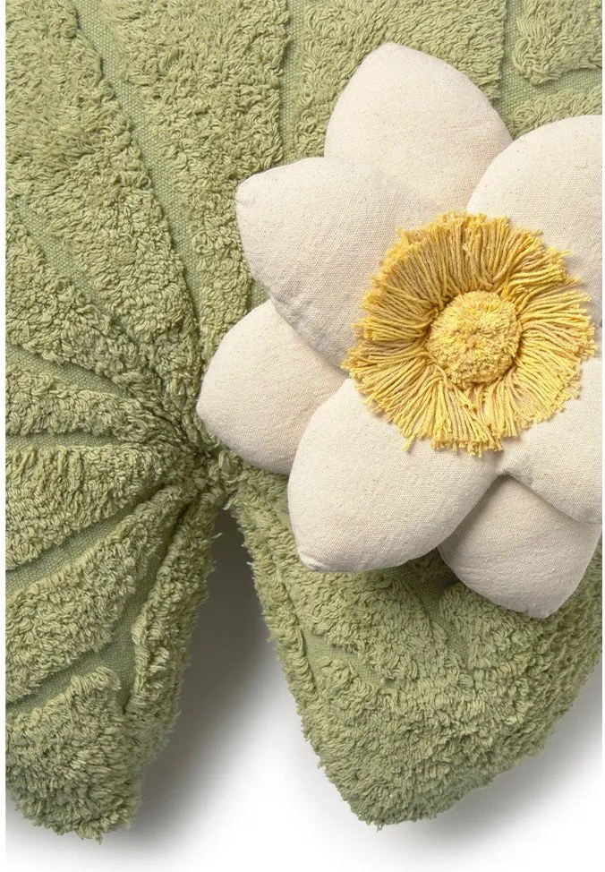 Pamut gyerek párna 60x60 cm Water Lily – Lorena Canals