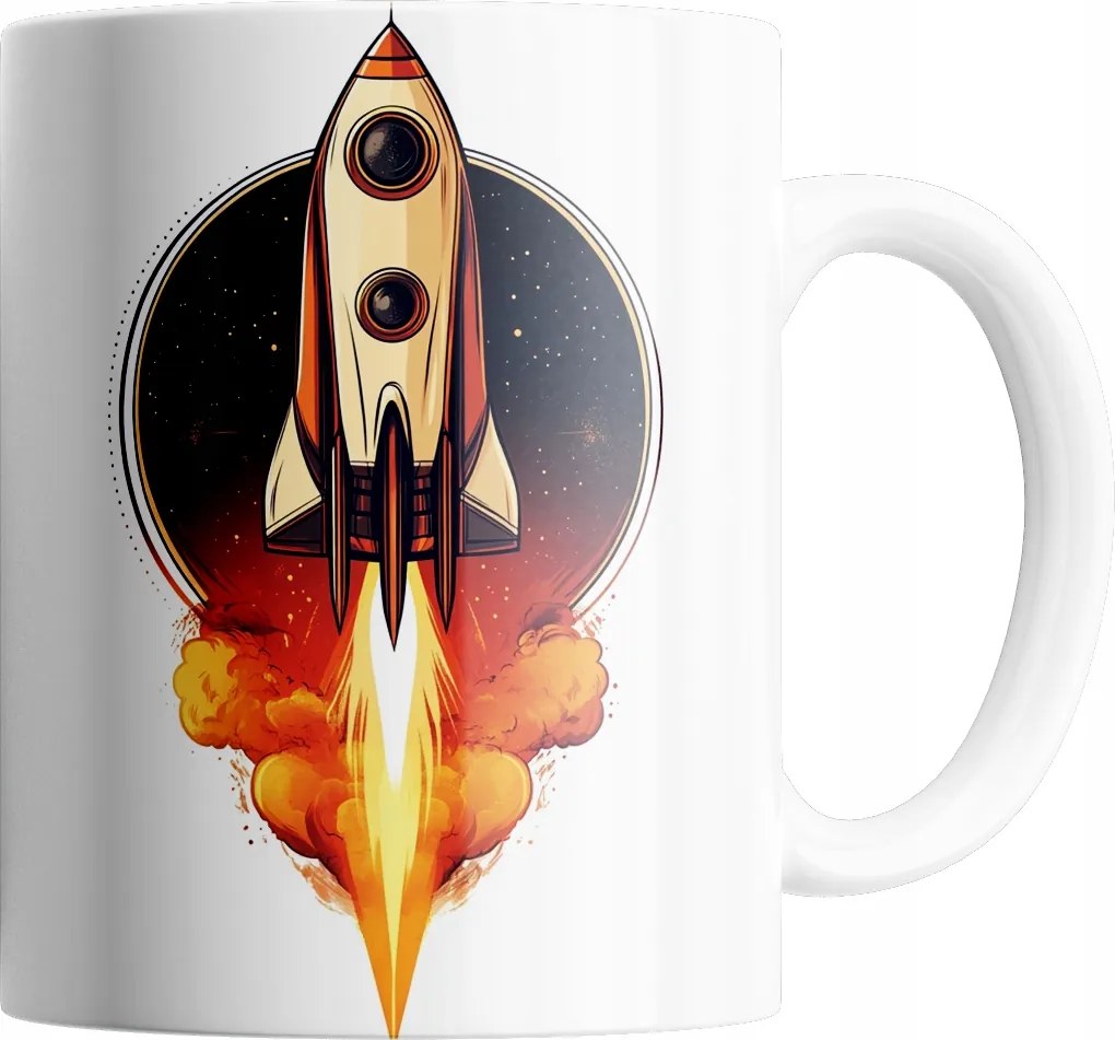 Bögre Rakéta Bögre Kiváló Minőség Ajándék Szöveg