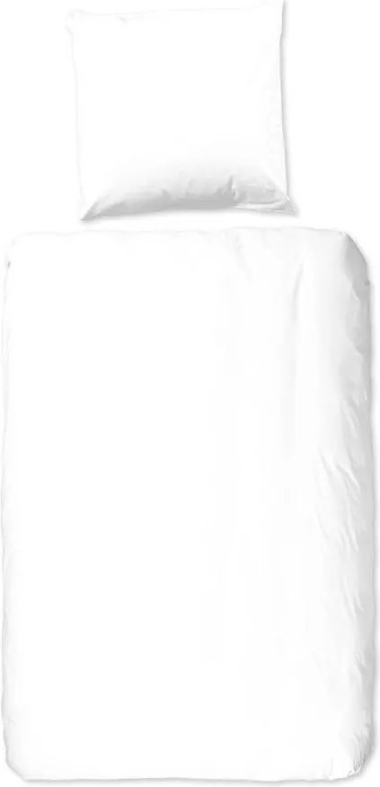 Universal fehér egyszemélyes pamut ágyneműhuzat, 140 x 200 cm - Good Morning