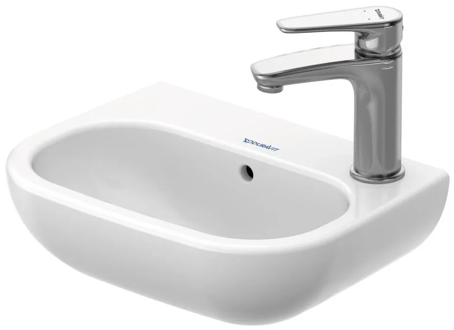 Duravit 7053600082 - Függesztett mosdó D-CODE 36x27 cm kerámia/fényes fehér