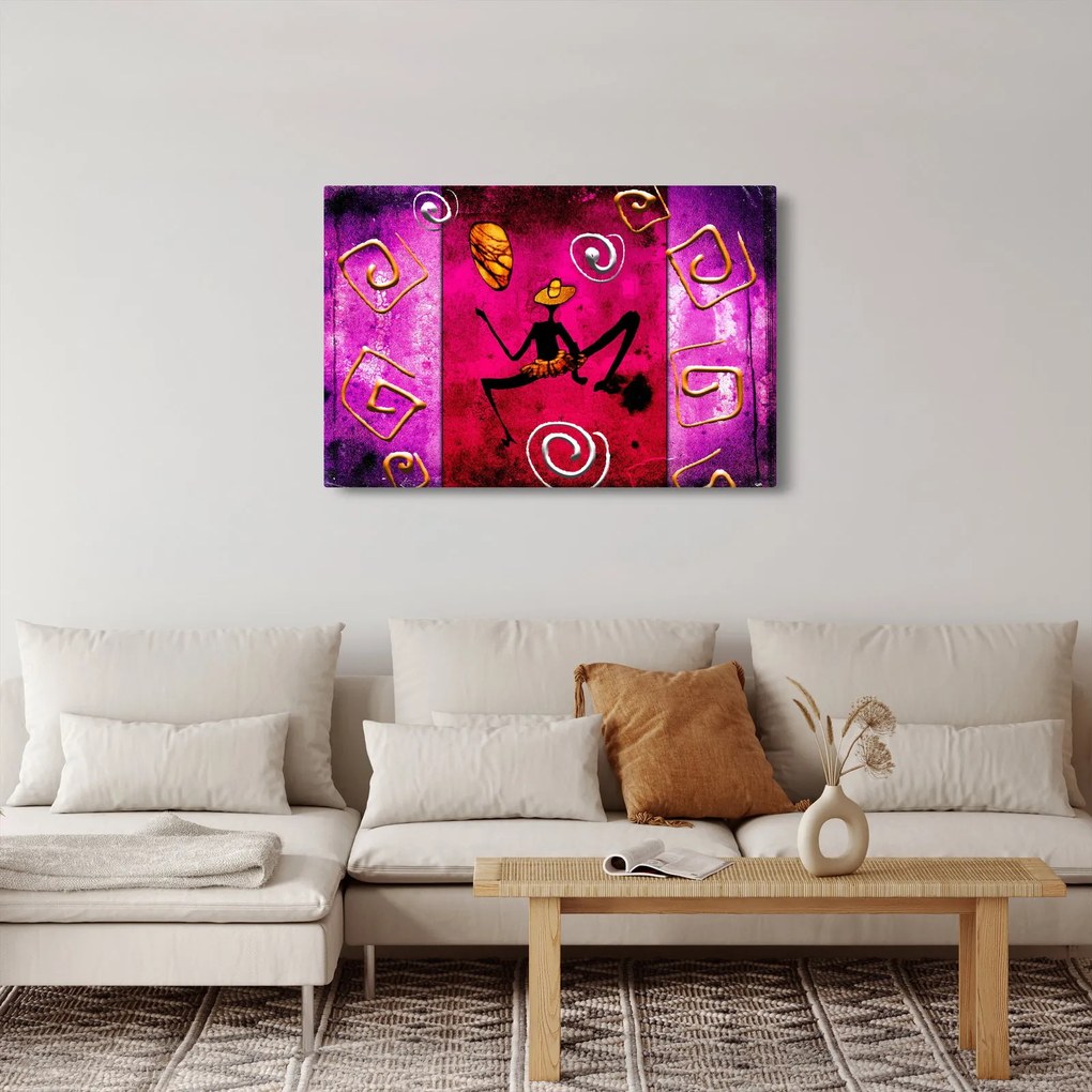 Történelmi falfestmény képe (90x60 cm)