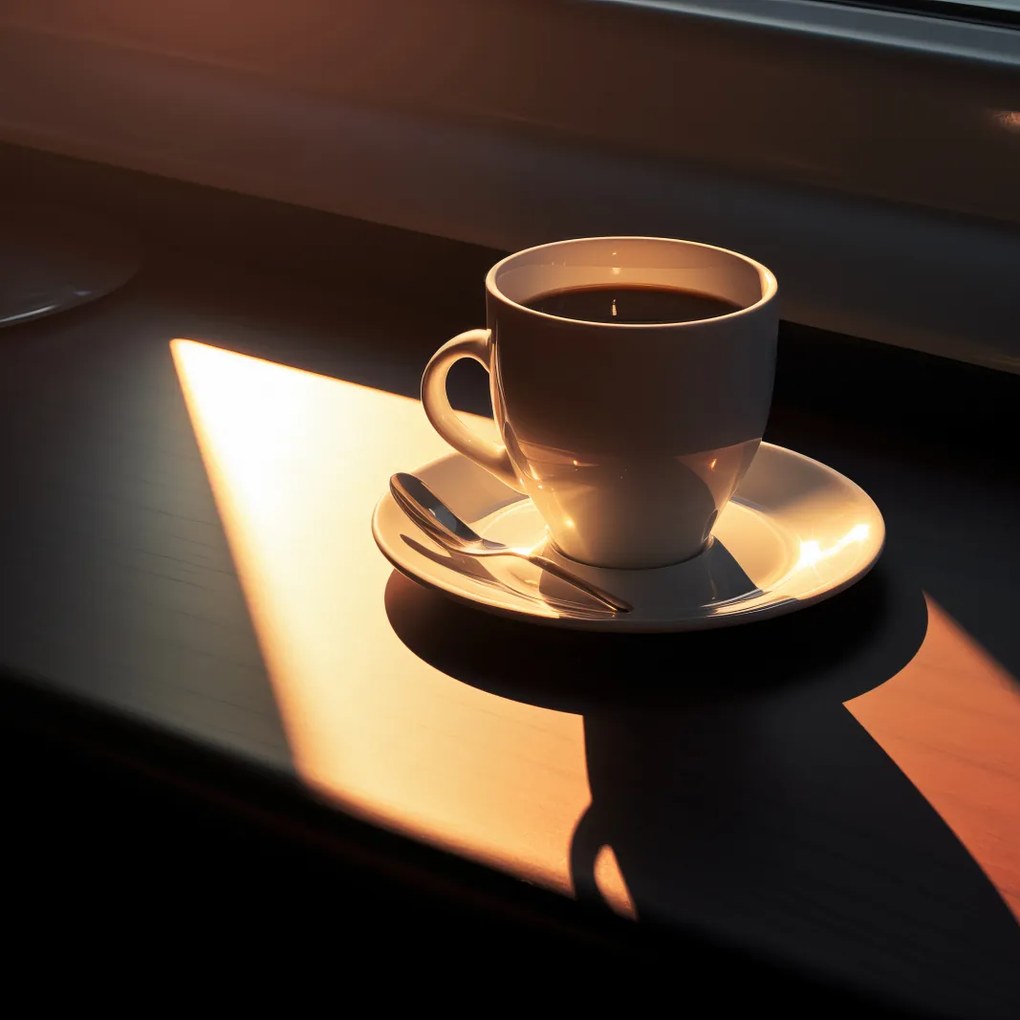 Poszter 50x50cm Kávé a reggelben