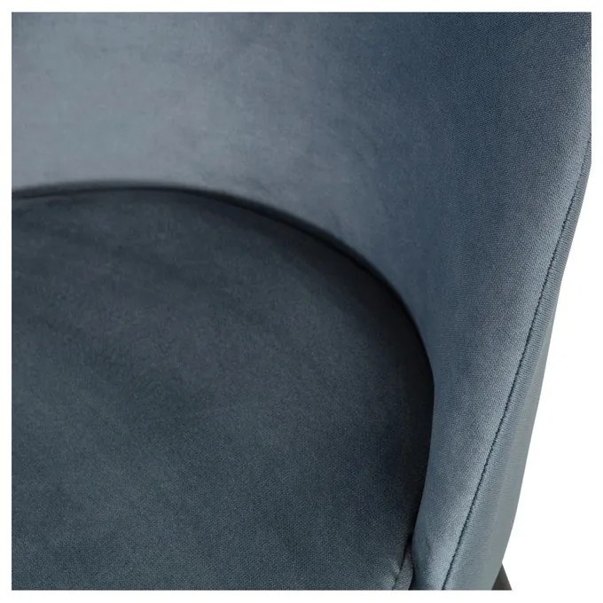 Kék bársony étkezőszék szett 2 db-os Vogue – WOOOD