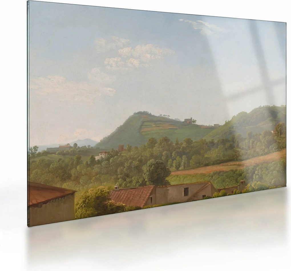 Üveg kép - Simon Denis, View Near Naples, reprodukciók (70x50 cm)