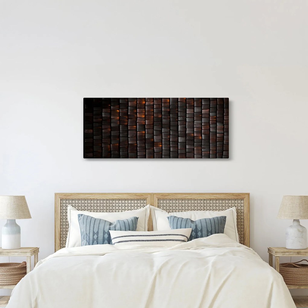 Modern absztrakt kép (120x50 cm)