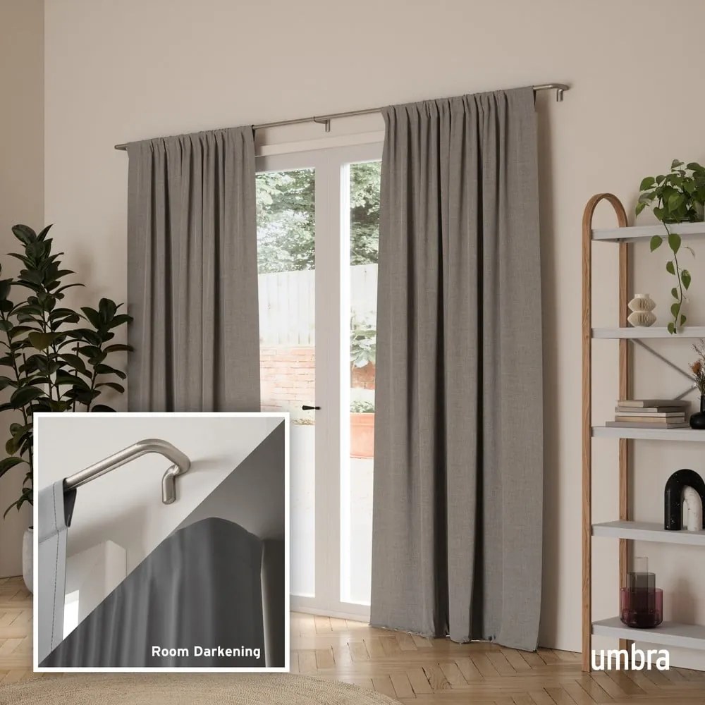 Acél bővíthető függönykarnis 76 - 213 cm Twilight – Umbra
