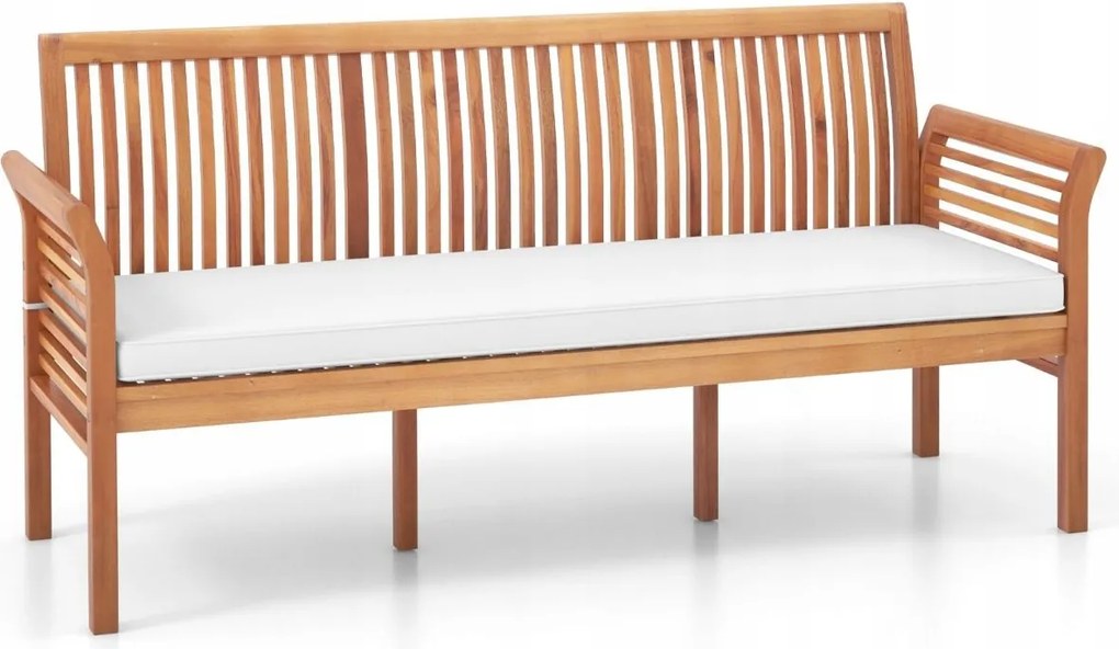 Kerti pad fa háttámlával 1 Costway 59 x 59 cm /cos33