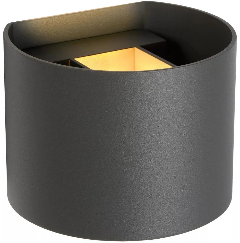 Lucide 09218/04/36 - LED fali lámpa XIO 1xG9/4W/230V antracit