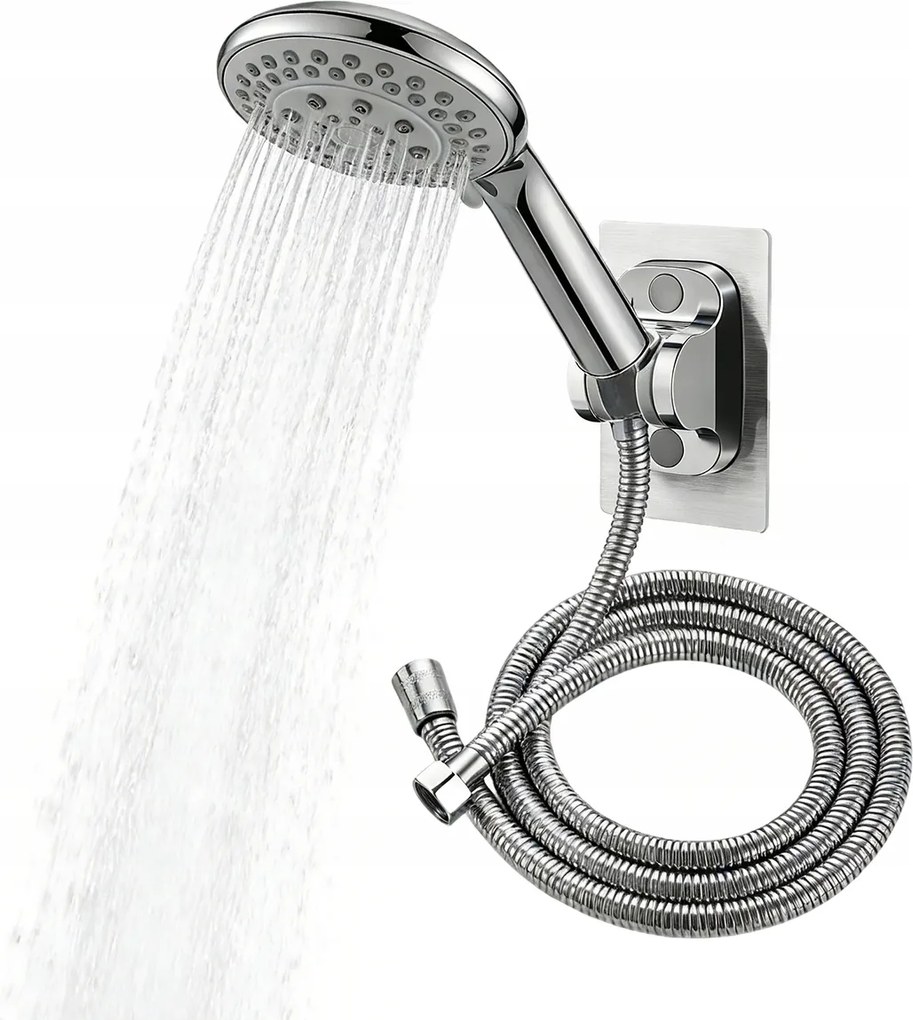 Zuhanyszett Fülhallgató 5 Funkciós Tömlő Tartó Zuhany Anti-calc