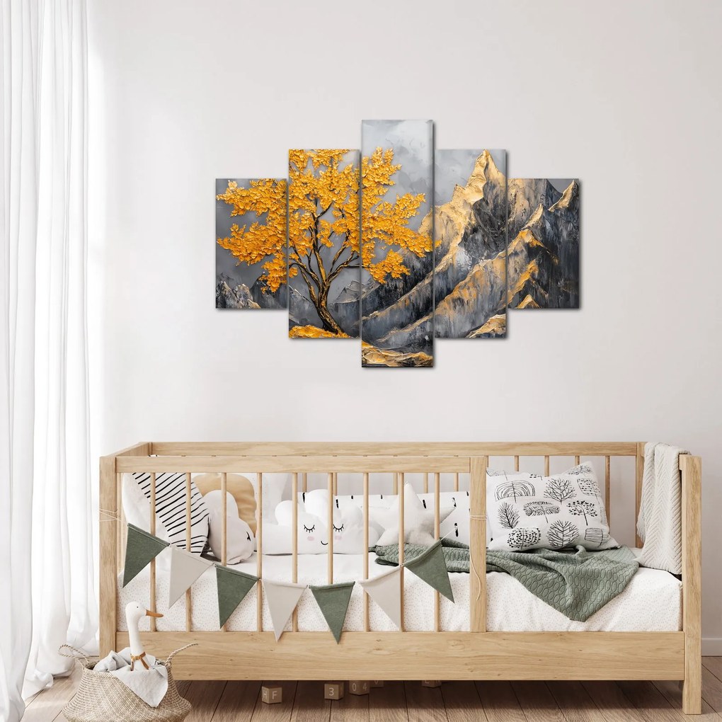 Kép – Arany fa a hegyekben (150x105 cm)