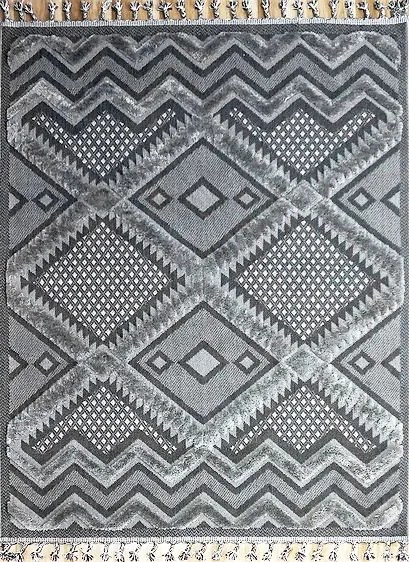 Boho Szőnyeg 160x220 Hálószoba Nappaliba Szürke Loft