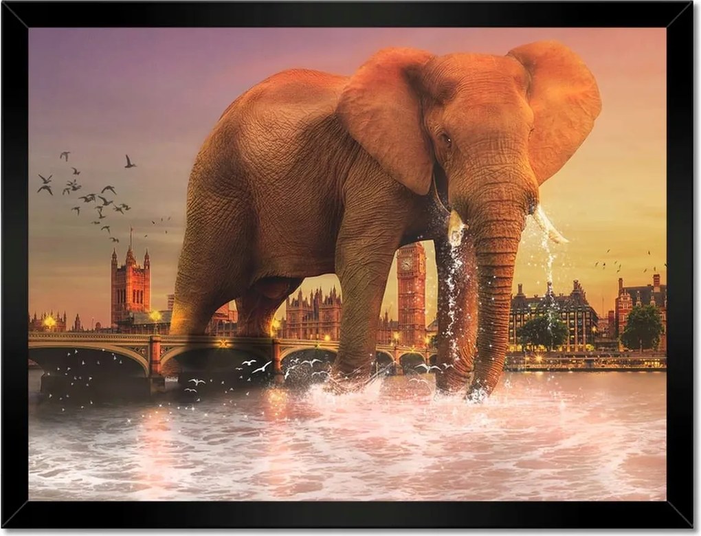 Poszterek keretben 40x30 London Egyesült Királyság Uk