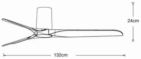 Lucci air 21610049 - Mennyezeti ventilátor LONDO fehér + távirányító