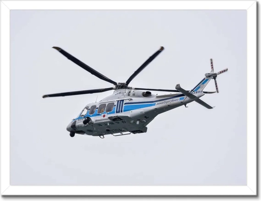 Poszterek keretben 40x30 Japán helikopter