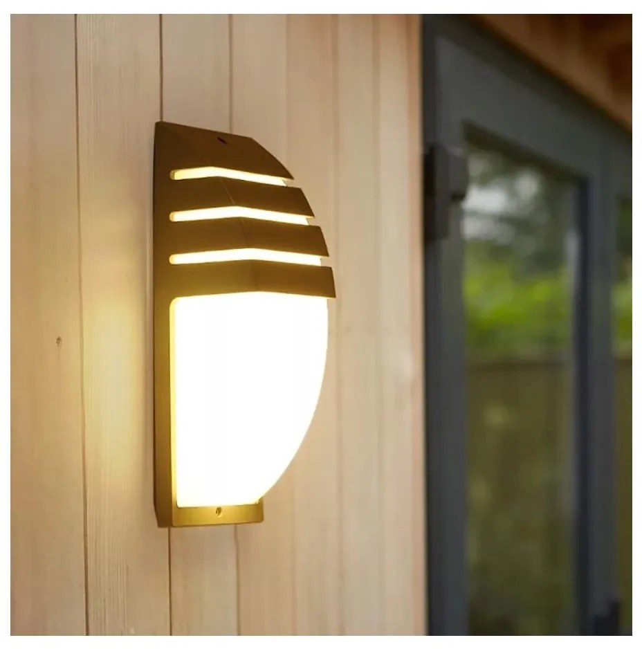 Kültéri fali lámpa NALANI 1xE27/18W/230V IP54 antracit