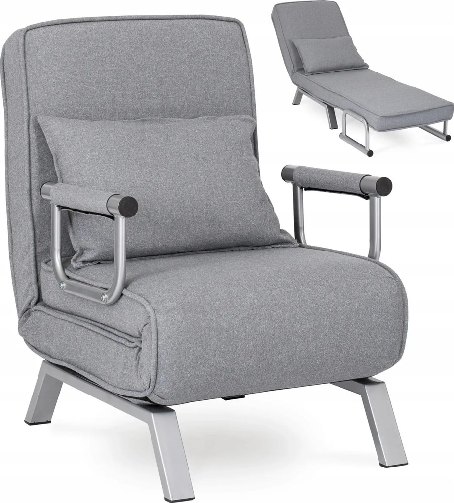 Dönthető fotel szürke, BART