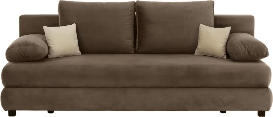 Kanapé ágyfunkcióval, capuccino/bézs, CLIV