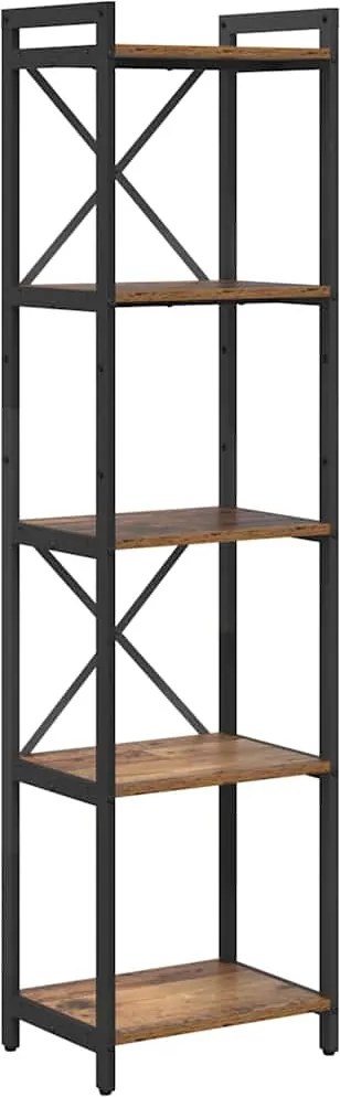 vidaXL Könyvespolc Régi fa 40 x 30 x 155 cm Faanyag