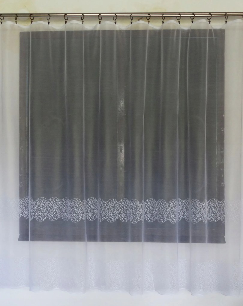 Mg Függöny 618/365 Fehér 200x180cm készre szerelve M szalaggal