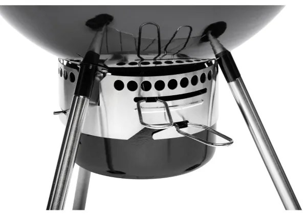 Fieldmann - Faszén grill fekete/króm