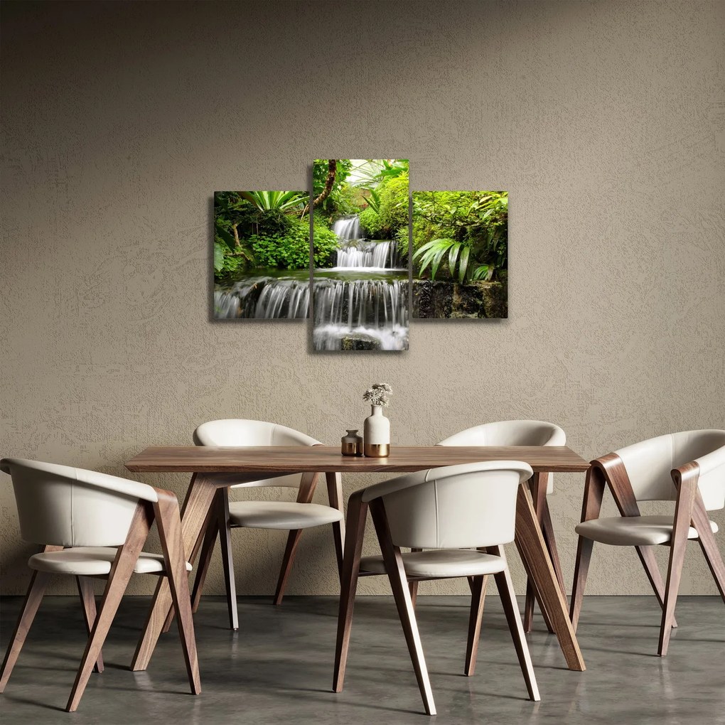Kép - vízesés az esőerdőben (90x60 cm)