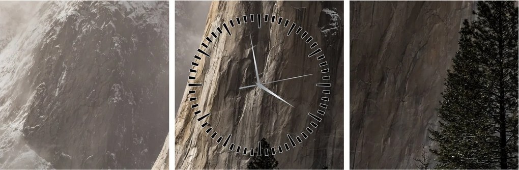 A Yosemite Valley Nemzeti Park, USA (órával) (90x30 cm)
