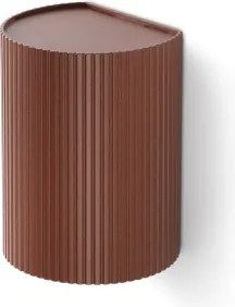 FARO 40529 - Fali lámpa SOLE 1xGU10/8W/230V tégla csipkézett kerek