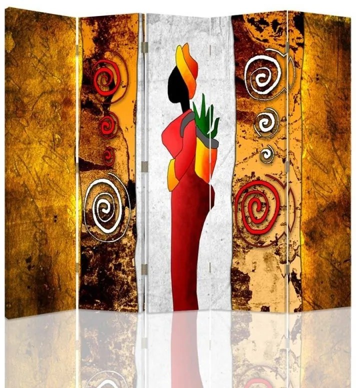 Gario Paraván Színes no Méret: 180 x 170 cm, Kivitelezés: Forgó paraván 360°