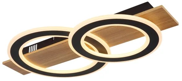 Globo 48038-40 - LED Mennyezeti lámpa JAYDEN LED/40W/230V barna