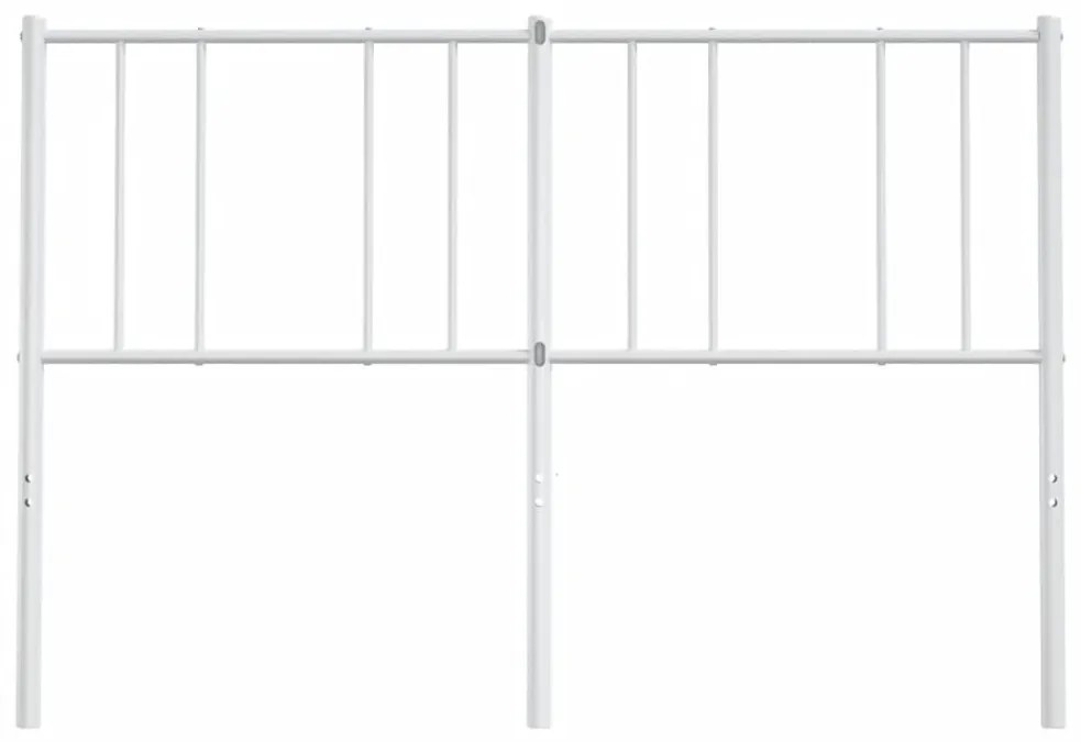 fehér fém fejtámla 160 cm